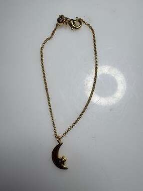 Katie Loxton Shooting Star Crescent Moon Bracelet Gold Plated